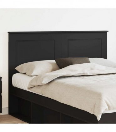 vidaXL Headboard Black Oak 100 cm Engineered Wood