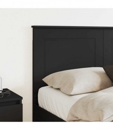 vidaXL Headboard Black Oak 100 cm Engineered Wood