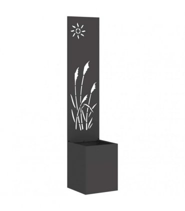 vidaXL Garden Privacy Screen Black 32 x 150 cm Cold-rolled steel