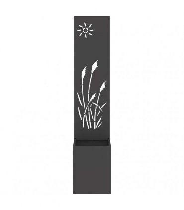 vidaXL Garden Privacy Screen Black 32 x 150 cm Cold-rolled steel