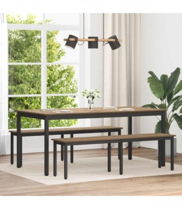 vidaXL Bench Artisian Oak 160 x 35 x 45 cm Engineered Wood