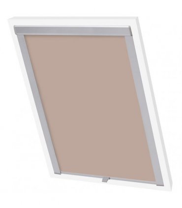 vidaXL Blackout Roller Blind Beige FK06
