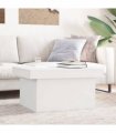 vidaXL Coffee Table White 100x55x40 cm Engineered Wood