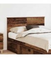 vidaXL Headboard Old Wood Engineered wood