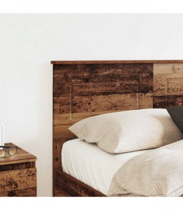 vidaXL Headboard Old Wood Engineered wood