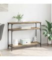 vidaXL Console Table Artisan Oak 100 x 29 x 75 cm Engineered Wood