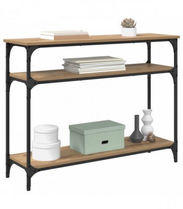vidaXL Console Table Artisan Oak 100 x 29 x 75 cm Engineered Wood