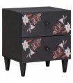 vidaXL Bedside Table Brown 40 x 33.5 x 46 cm Solid Mango Wood