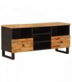 vidaXL TV Cabinet Corona Brown 100 x 33 x 46 cm Solid Mango Wood