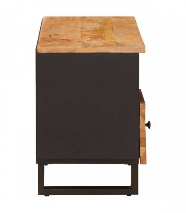 vidaXL TV Cabinet Corona Brown 100 x 33 x 46 cm Solid Mango Wood
