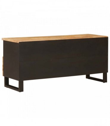 vidaXL TV Cabinet Corona Brown 100 x 33 x 46 cm Solid Mango Wood