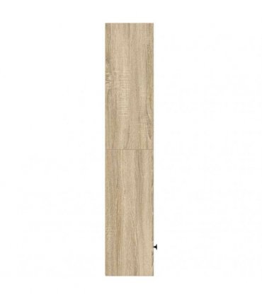 vidaXL Bookcase Sonoma Oak 31x24x127 cm Engineered Wood