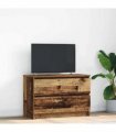vidaXL TV Cabinet Old Wood 80x35x54 cm Engineered Wood