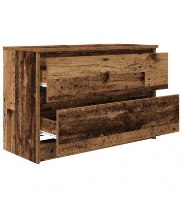 vidaXL TV Cabinet Old Wood 80x35x54 cm Engineered Wood