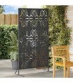vidaXL Privacy Screen 100 x 50 x 180 cm Steel Black