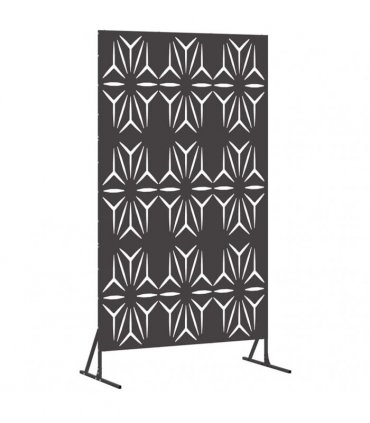 vidaXL Privacy Screen 100 x 50 x 180 cm Steel Black