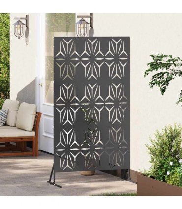 vidaXL Privacy Screen 100 x 50 x 180 cm Steel Black