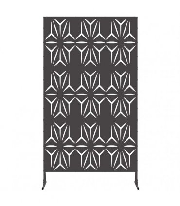vidaXL Privacy Screen 100 x 50 x 180 cm Steel Black