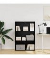 vidaXL Bookshelf Black Oak 80 x 30 x 114 cm Engineered Wood