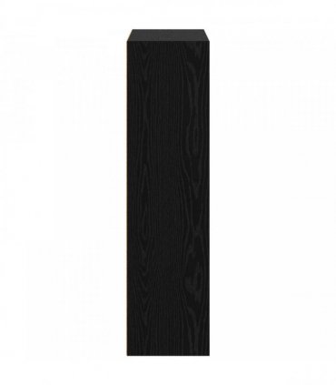 vidaXL Bookshelf Black Oak 80 x 30 x 114 cm Engineered Wood