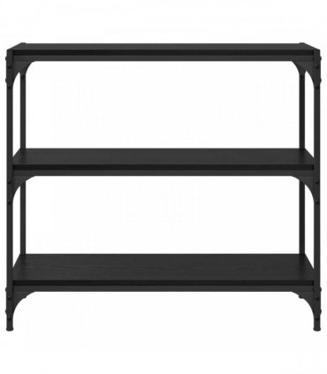 vidaXL Book Cabinet Black Oak 80 x 33 x 70.5 cm