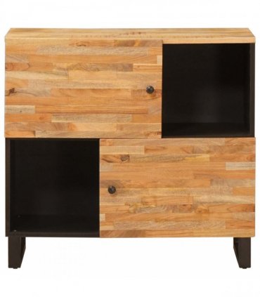 vidaXL Side Cabinet Brown 80 x 33 x 75 cm Solid Mango Wood