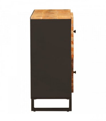 vidaXL Side Cabinet Brown 80 x 33 x 75 cm Solid Mango Wood