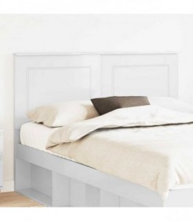 vidaXL Headboard Gloss White 100 cm Engineered Wood