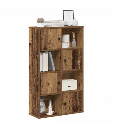 vidaXL Bookcase Old Wood 60x24x101.5 cm Engineered Wood