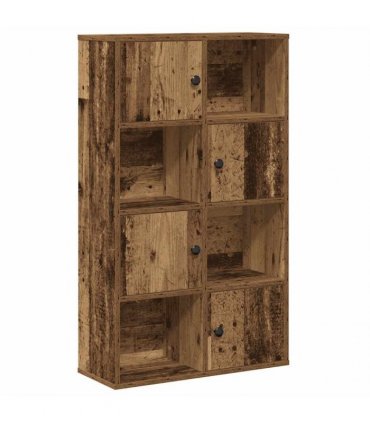 vidaXL Bookcase Old Wood 60x24x101.5 cm Engineered Wood