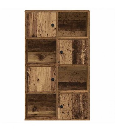 vidaXL Bookcase Old Wood 60x24x101.5 cm Engineered Wood