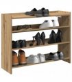 vidaXL Shoe Rack Artisan Oak 80x25x62 cm Engineered Wood