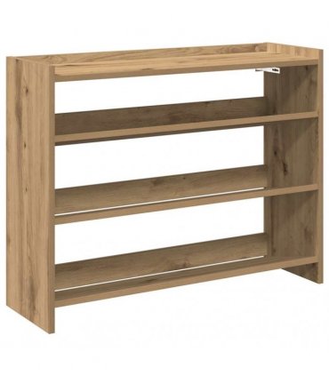 vidaXL Shoe Rack Artisan Oak 80x25x62 cm Engineered Wood