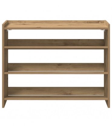 vidaXL Shoe Rack Artisan Oak 80x25x62 cm Engineered Wood