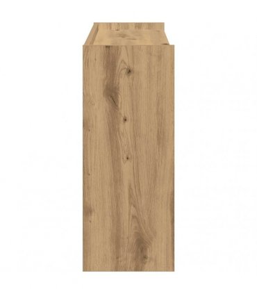 vidaXL Shoe Rack Artisan Oak 80x25x62 cm Engineered Wood