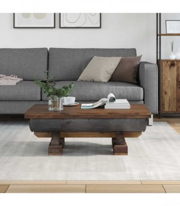 vidaXL Coffee Table Natural 90 x 50 x 35 cm Wood