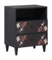vidaXL Bedside Table Multicolour 50 x 33 x 60 cm Solid Mango Wood