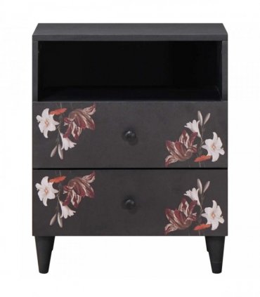 vidaXL Bedside Table Multicolour 50 x 33 x 60 cm Solid Mango Wood