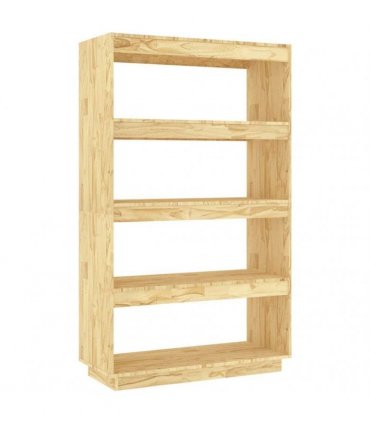 vidaXL Book Cabinet/Room Divider 80x35x135 cm Solid Pinewood