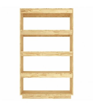 vidaXL Book Cabinet/Room Divider 80x35x135 cm Solid Pinewood