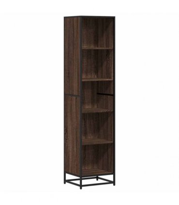 vidaXL Book Cabinet Brown Oak 40x35x170.5 cm Engineered Wood