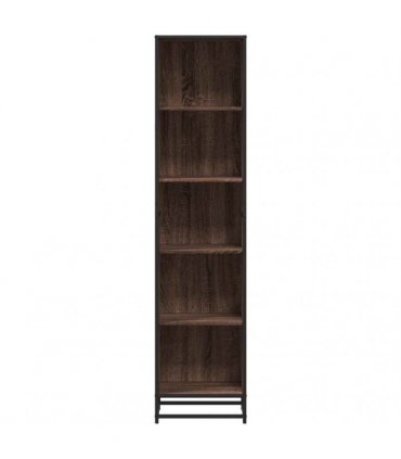 vidaXL Book Cabinet Brown Oak 40x35x170.5 cm Engineered Wood