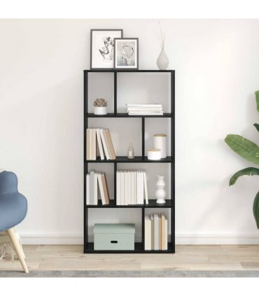 vidaXL Book Cabinet 8-Tier 60 x 20 x 120.5 cm Engineered Wood