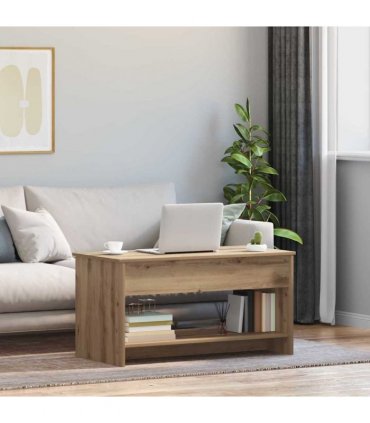 vidaXL Coffee Table Artisan Oak 80 x 50.5 x 41.5 cm Engineered Wood