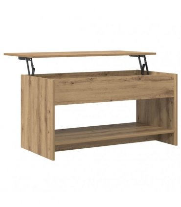 vidaXL Coffee Table Artisan Oak 80 x 50.5 x 41.5 cm Engineered Wood