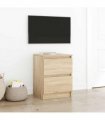 vidaXL TV Cabinet Sonoma Oak 40x35x54 cm Engineered Wood