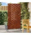 vidaXL Privacy Screen 100 x 50 x 180 cm Weathering Steel Rusty