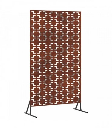 vidaXL Privacy Screen 100 x 50 x 180 cm Weathering Steel Rusty