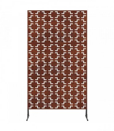 vidaXL Privacy Screen 100 x 50 x 180 cm Weathering Steel Rusty