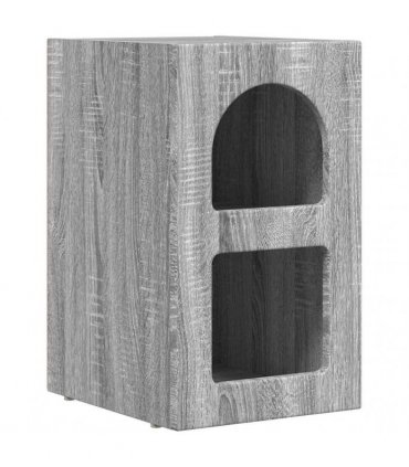 vidaXL Bedside Table ELST 2 pcs Grey Sonoma 29.5 x 33.5 x 50 cm